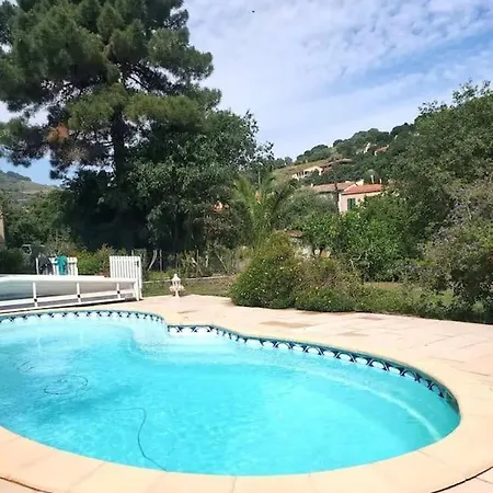 Studio-piscine-jardin-parking 科利尤尔