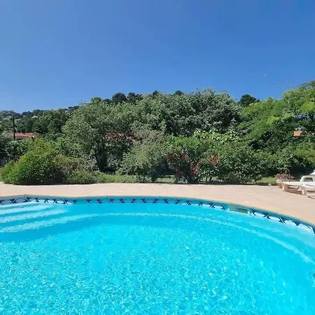 Studio-piscine-jardin-parking 科利尤尔